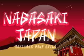 Nagasaki Japan Demo Font