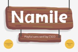 Namile Demo Font