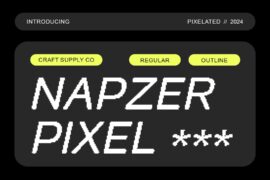 Napzer Pixel Demo Font