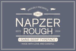 Napzer Rough Demo Font