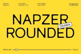 Napzer Rounded Drawn Demo Font