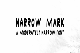 Narrow Mark Font