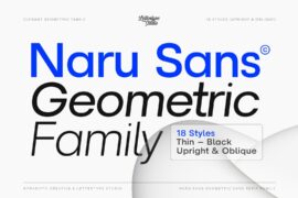 Naru Sans Demo Font