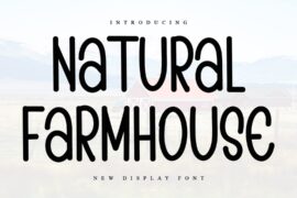 NATURAL FARMHOUSE Font
