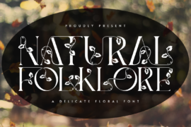 NATURAL FOLKLORE DEMO Font