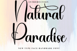 Natural Paradise Font