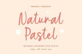 Natural Pastel Font