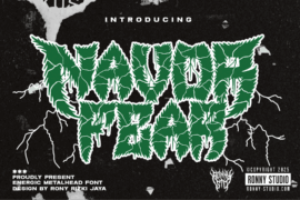 Navor Fear DEMO Font