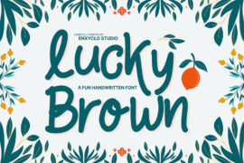 NCL Lucky Brown Font