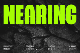 NEARING Font Family