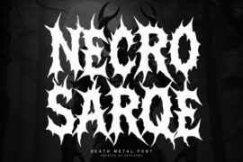 Necro Sarqe Font