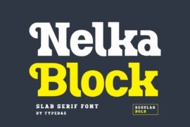 NelkaBlock Font