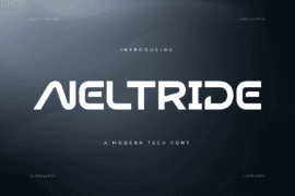 Neltride Trial Font