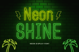 Neon Shine Font Family