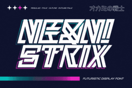 Neon Strix Font Family