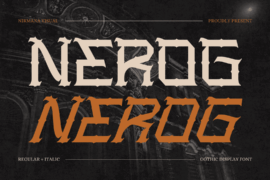 Nerog Gothic Demo Font