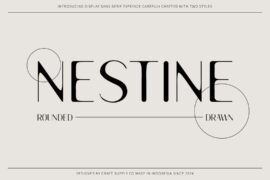 Nestine Rounded Drawn Demo Font