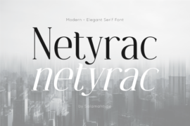 Netyrac Font