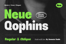 Neue Qophins Font Family