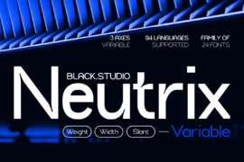 Neutrix Font Family