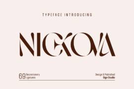 Nickova Font