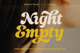 Night Empty DEMO Font