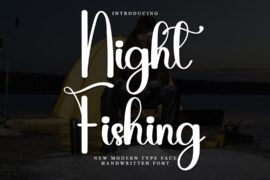Night Fishing Font