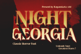 Night Georgia DEMO Font