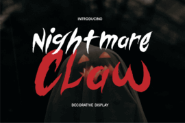Nightmare Claw Demo Font