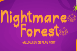 Nightmare Forest Font