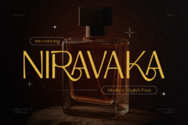Niravaka Trial Font