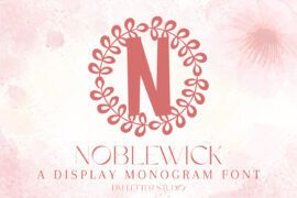 Noblecraft Monogram Font
