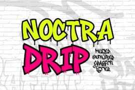 Noctra Drip Font Family