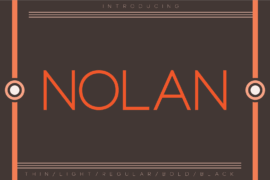 Nolan Font Family