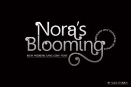 Nora’s Blooming Font