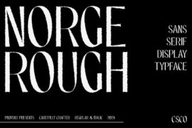 Norge Rough Demo Font