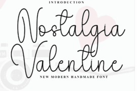 Nostalgia Valentine Font