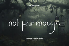Not Fair Enough Demo Font