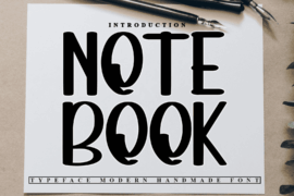 Note Book Font