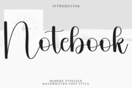 Notebook Pencil Font