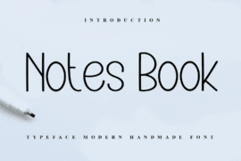 Notes Book Font