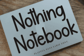 Nothing Notebook Font