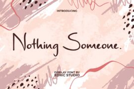 Nothing Someone Demo Font