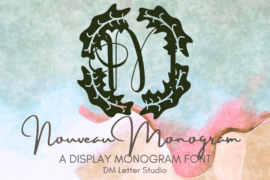 Nouveau Monogram Font