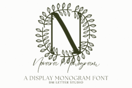 Novara Monogram Font