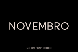 Novembro ND Font