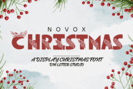 Novox Christmas Font