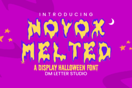 Novox Melted Font