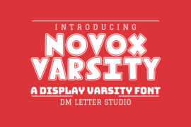 Novox Varsity Font