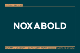 Noxabold Font